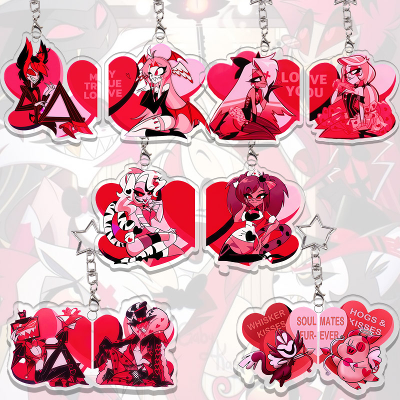 Hazbin Hotel Acrylic Keychain  - Japanese Snacks review and price
