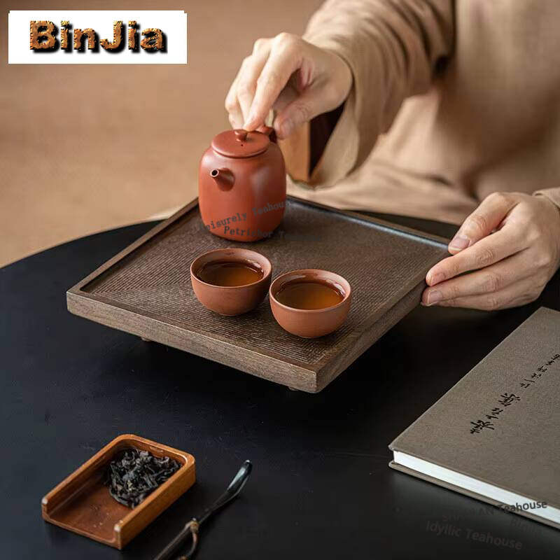 Walnut Square Tableware Solid  - Japanese Snacks review and price
