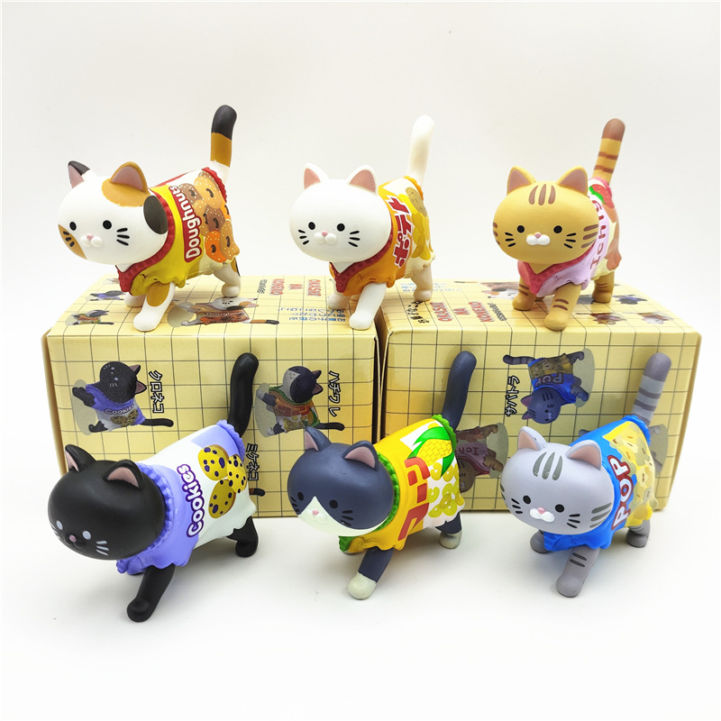 Cute Cat Blind Box Wearing Can - Japanese Snacks review and price