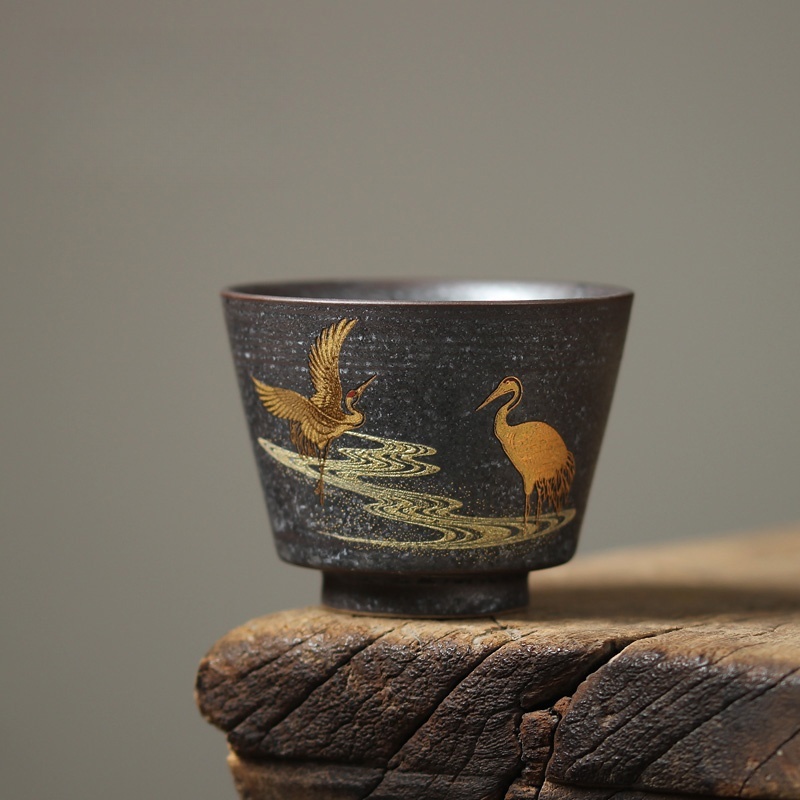 100ML Japanese Crane Tea Cup H - Japanese Tea review and price
