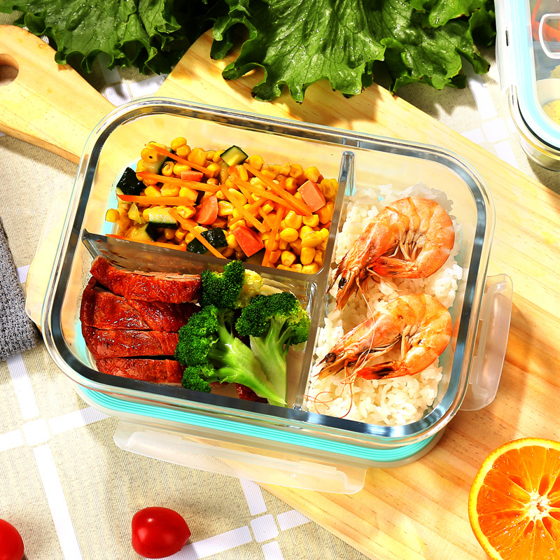 Glass Fresh-Keeping Box high B - Bento Box review and price