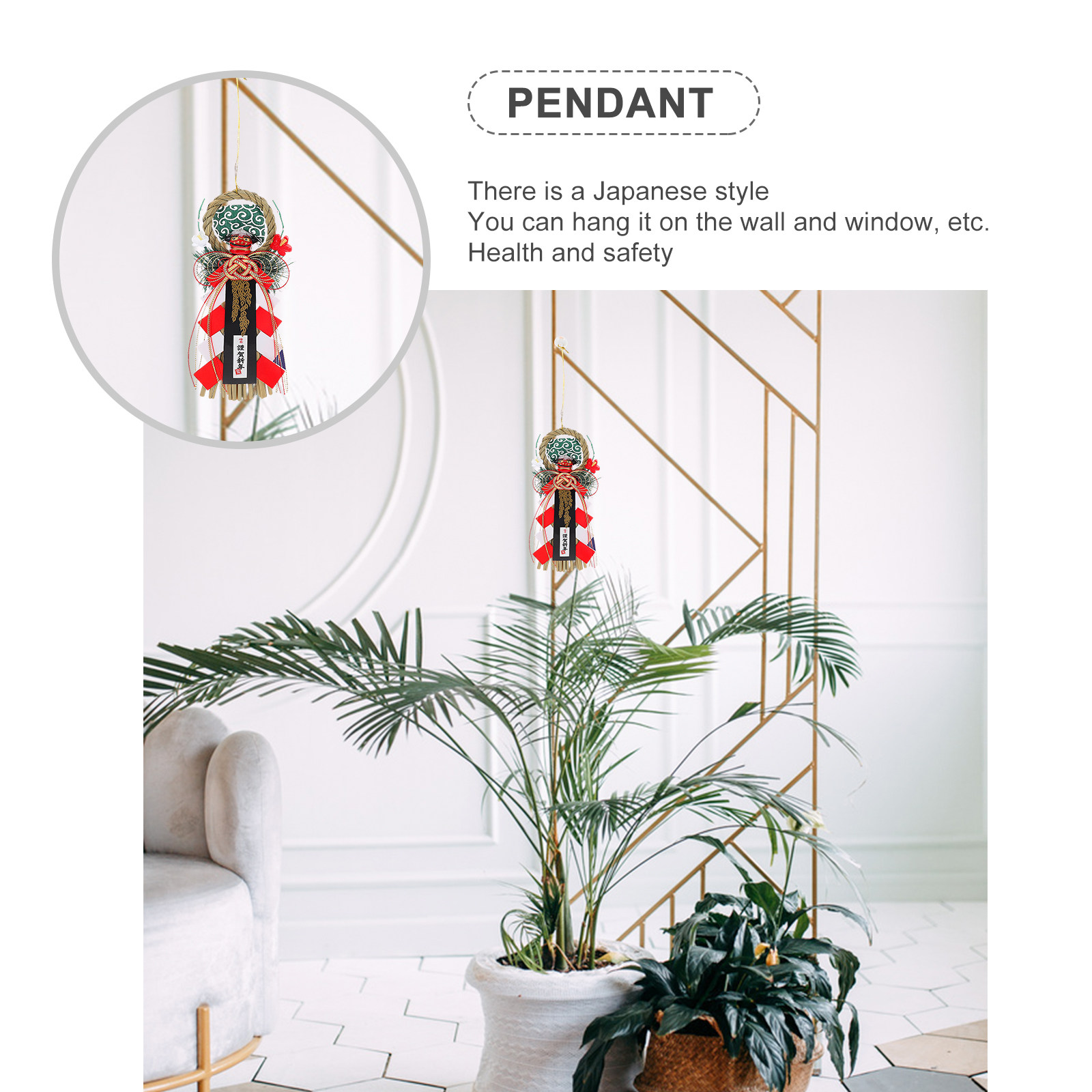 1Pcs Grass Knitted Pendant Han - Japanese Restaurant Lifestyle review and price
