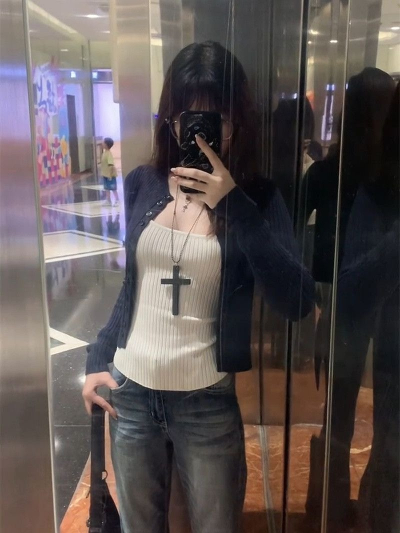 Y2k Harajuku Hot Girl Slim Aut - Matcha review and price