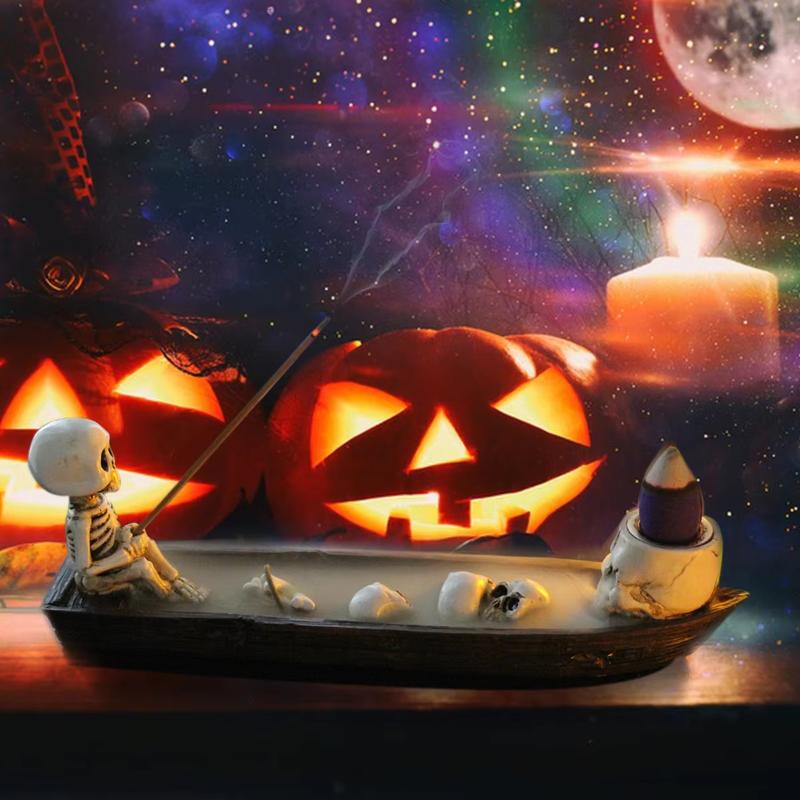 Skull Boat Incense Holder Uniq - Incense Holder review and price