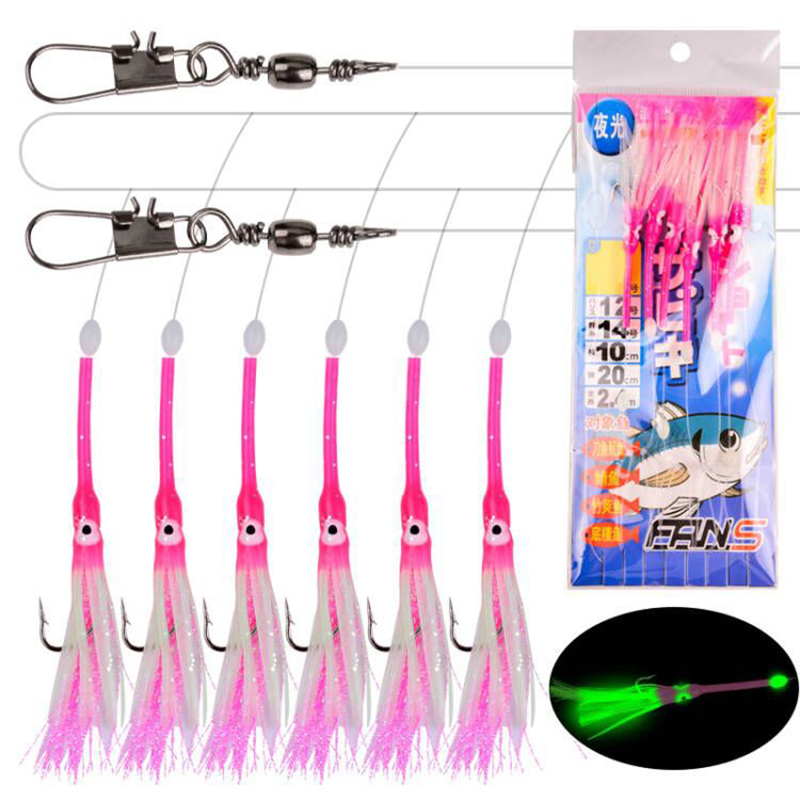 6-Hooks Luminous Octopus Macke - Furoshiki review and price